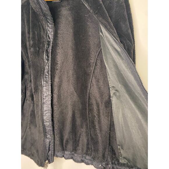 The North Face Women’s Black Osito Full Zip Fleece Jacket Coat Small Hiking - Picture 14 of 16